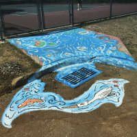 <p>Keith Griffiths&#x27; mural in Andreas Park.</p>