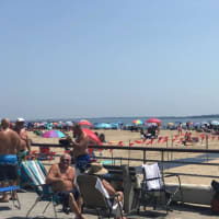 <p>Beaches all along Long Island Sound were packed from Connecticut and Rye south to New Rochelle and Orchard Beach in the Bronx on Sunday as another official heat wave hit the region. More beaches than normal will be open to help people cope on Tuesday</p>