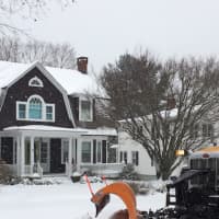 <p>The snowplows are out in Danbury after Saturday&#x27;s storm.</p>