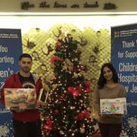 <p>Christine Ghassali and Petey Aiosa are collecting toys for abused or neglected children throughout Bergen County.</p>