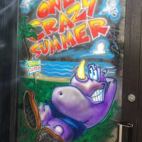 <p>The Oakland Diner&#x27;s windows are ready for summer.</p>