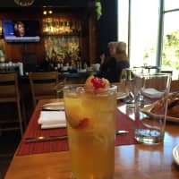 <p>Moderne Barn&#x27;s “Dark and Spooky” is made with Goslings Rum and ginger beer.</p>