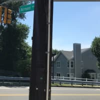<p>Piping has been attached to some utility poles in Mahwah and Uppers Saddle River.</p>