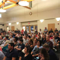 <p>Hundreds attended the Mahwah Township Council meeting Thursday.</p>