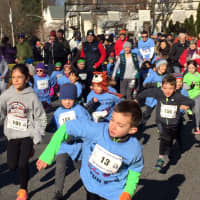 <p>Younger participants in Sunday&#x27;s second annual Lil&#x27; Bunny Hop in the Town of Mamaroneck.</p>