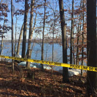 <p>The area of the search on the Titicus Reservoir in North Salem.</p>
