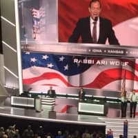 <p>Rabbi Ari Wolf opened the 2016 Republican Convention with a prayer in Hebrew.</p>