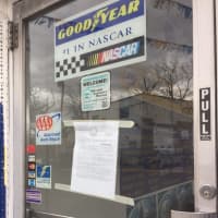 <p>An eviction notice was posted on the door of the locked and dark store on April 17.</p>