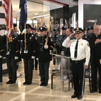 <p>Bergen County Police Chief’s Association held its 9/11 remembrance ceremony in Paramus Monday.</p>
