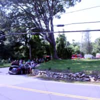 <p>Fire, medics and Putnam sheriff&#x27;s office units line the road at Secor Road and Agor Lane.</p>