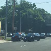 <p>The crash is in a the busy area near I-95 in Southport. Fairfield police are on the scene Tuesday morning.</p>
