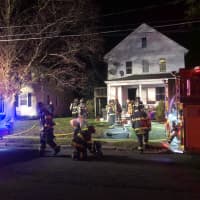 <p>A look at the house fire.</p>