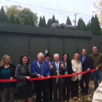 <p>Katie Dykes, deputy energy commissioner of the Connecticut Department of Energy and Environmental Protection, (second from left) joined town and state officials in announcing Fairfield&#x27;s new microgrid.</p>