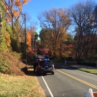 <p>Police block off Norfield Road in Weston as they investigate possible human remains found in connection with the couple missing from Easton for three months.</p>