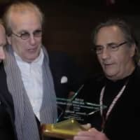 <p>Oscar-nominated Emmy-winning actor Danny Aiello, center, with actor RJ Konner, right, and Ridgewood Guild Founder Anthony Damiano at last year&#x27;s film fest.</p>