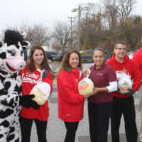 <p>Stew Leonard&#x27;s &quot;Turkey Brigade&quot; celebrates Thanksgiving early by distributing turkeys to those in need.</p>