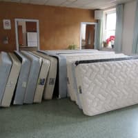 <p>Some of the 45 mattresses from Mariandale that are destined for Ghana.</p>