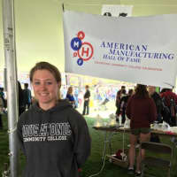 <p>Nicole Denison, who earned a certificate in Advanced Manufacturing last May from Housatonic Community College.</p>