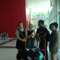 <p>Purchase College classmates and area high school students were among those donating essential items to assist about 25 students whose dormitory was destroyed in a fire. The displaced students are staying temporarily at a local hotel.</p>