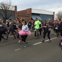 <p>Runners in the Vicki Soto 5K</p>