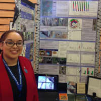 <p>Kimberley Badger of Ossining, a former Teatown Environmental Science Academy student, won second place in animal science and the Greg Horrace Award at the Westchester Science and Engineering Fair.</p>