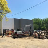 <p>Construction crews are at work on the new Popeyes in Norwalk.</p>