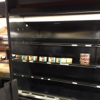 <p>The shelves are bare at the A&amp;P in Greenwich. </p>