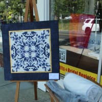 <p>One of the pieces of art on display during the Ridgefield Art Walk.</p>