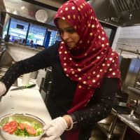 <p>Naheed Yousuf works at Phat Platters in Paramus. At sunset, she will break her fast with dates and water and then pray. She will then have a meal, and pray again before bed. She will wake up before the sun rises to pray and eat, and then do it again.</p>