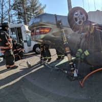 <p>Westport Fire and EMS personnel trained on new equipment Wednesday.</p>
