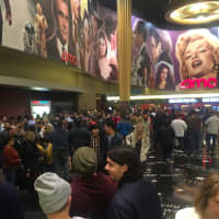 <p>AMC Garden State 16 on the night of the &quot;Star Wars&quot; premiere.</p>