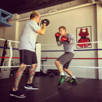 <p>Hitting the ring at Next Generation Fitness</p>