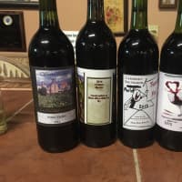 <p>Bottles of custom wine that has been created at &quot;Make Wine With Us.&quot;</p>