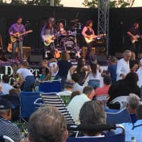 <p>The Desert Highway Band, an Eagles Tribute Band, plays at the Levitt Pavilion in Westport.</p>
