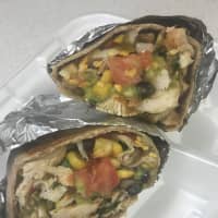 <p>A burrito from &quot;Hummus &amp; Guac&quot; in Lyndhurst.</p>