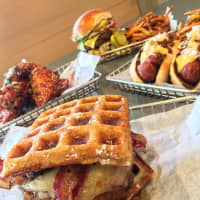 <p>Waffle, bacon burger, wings, hot dogs and cheeseburgers from Bing&#x27;s Burgers in Fort Lee.</p>