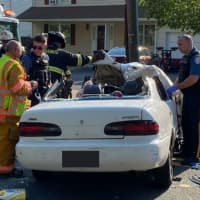 <p>The crash occurred around 5:20 p.m. outside of 524 Forest Ave.</p>