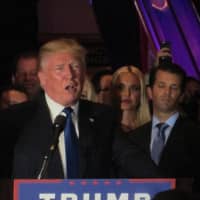 <p>Donald Trump railed against a rigged delegate system during his speech</p>