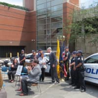 <p>U.S. Rep. Nita Lowey and White Plains Mayor Tom Roach were among the elected officials joined by police and gay rights leaders in calling for tougher gun control laws at a Friday news conference.</p>