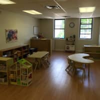 <p>A classroom at Genesis Preschool &amp; Academy .</p>