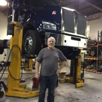 <p>Dennis Galloway of Rochelle Park&#x27;s DG &amp; Sons auto repair in his new facility.</p>