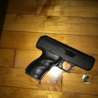<p>Norwalk Police located a 9mm handgun during a raid of a residence in Colonial Village on Tuesday.</p>