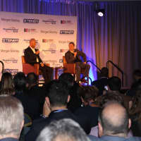 <p>Derek Jeter spoke with Emmy winner Jeremy Schaap in front of a capacity crowd about his career and leadership at the Business Council of Westchester&#x27;s Leadership Speaker Series.</p>