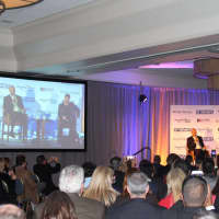 <p>Derek Jeter spoke with Emmy winner Jeremy Schaap in front of a capacity crowd about his career and leadership at the Business Council of Westchester&#x27;s Leadership Speaker Series.</p>