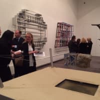 <p>Art lovers explore &quot;Don Gummer: The Armature of Emotion&quot; at Fairfield University&#x27;s Walsh Art Gallery.</p>