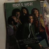 <p>A young Max Horbund (far right) was featured in Men&#x27;s Wear for his work on sandals, belts and bags during the late &#x27;60s.</p>
