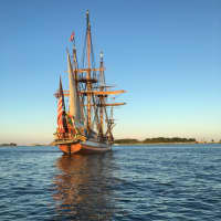 <p>The replica vessel sails the East Coast from April to October, serving as a floating classroom and historical center.</p>