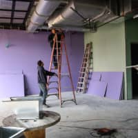 <p>Crews are working to finish Nyack Time Hotel by December</p>