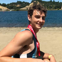 <p>Robby Schetlick, a high school senior, at Sunday&#x27;s U.S. Rowing Youth National Championships in California where his Varsity Men&#x27;s Quad won silver medals.</p>
