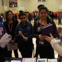 <p>Dumont High School Students learned about Relay for Life at the Dumont High School Mental Health and Wellness Fair.</p>